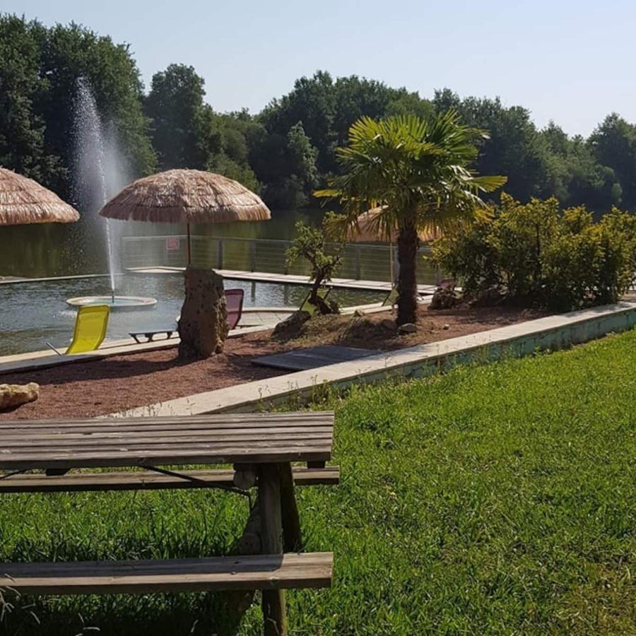 Camping Les Lacs D'Armagnac Bretagne-d'Armagnac Exterior foto