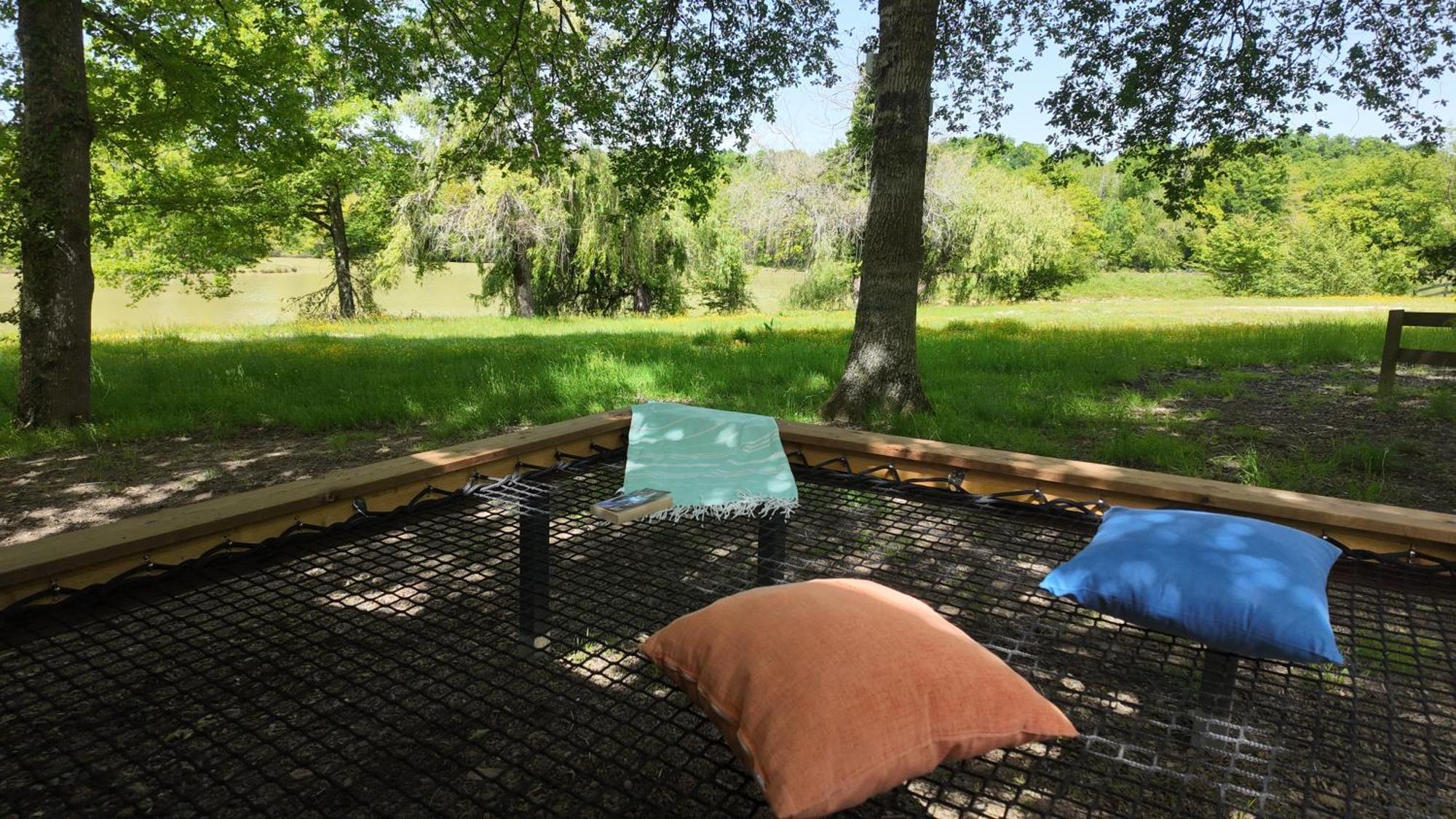 Camping Les Lacs D'Armagnac Bretagne-d'Armagnac Exterior foto